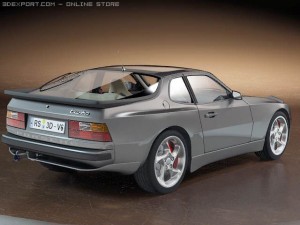 porsche 924 944 951 3D Model