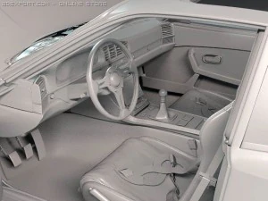 porsche 924 944 951 3D Model
