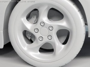 porsche 924 944 951 3D Model