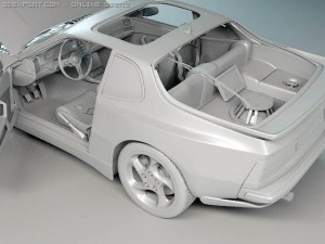 porsche 924 944 951 3D Model