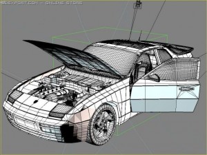 porsche 924 944 951 3D Model
