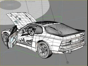porsche 924 944 951 3D Model