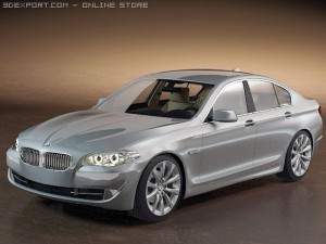 bmw 5 f10 2010 3D Model
