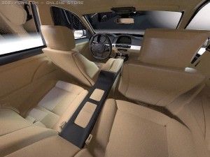 bmw 5 f10 2010 3D Model