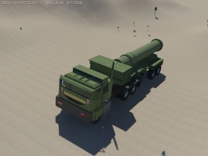 s300 surfece to air missile Modello 3D