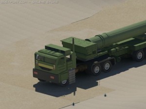 s300 surfece to air missile 3D Model