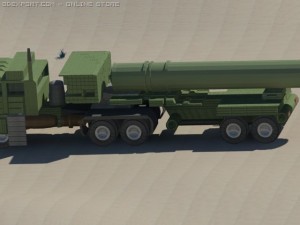 s300 surfece to air missile 3D Model