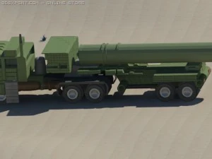 s300 surfece to air missile 3D Model