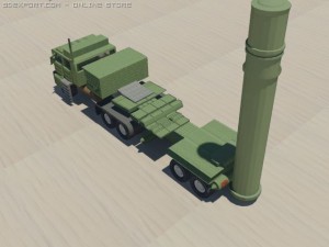 s300 surfece to air missile 3D Model
