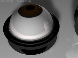 ear spreader with eye ball 3D Модель