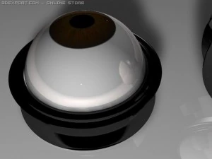 ear spreader with eye ball 3D Model
