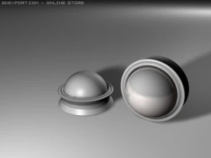 ear spreader with eye ball 3D Model