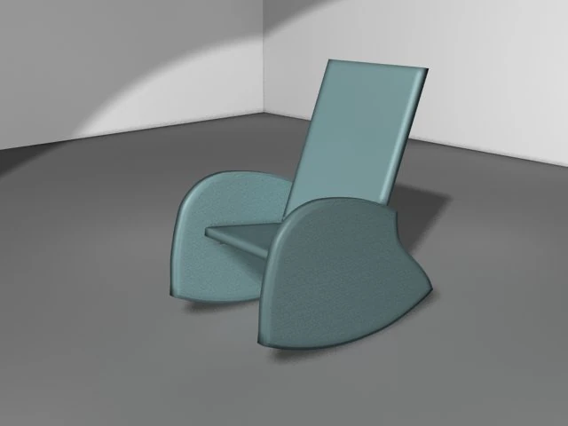 baby chair 001 3D Model .c4d .max .obj .3ds .fbx .stl .blend