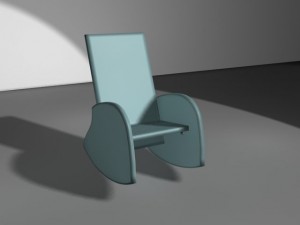 baby chair 001 Model 3D