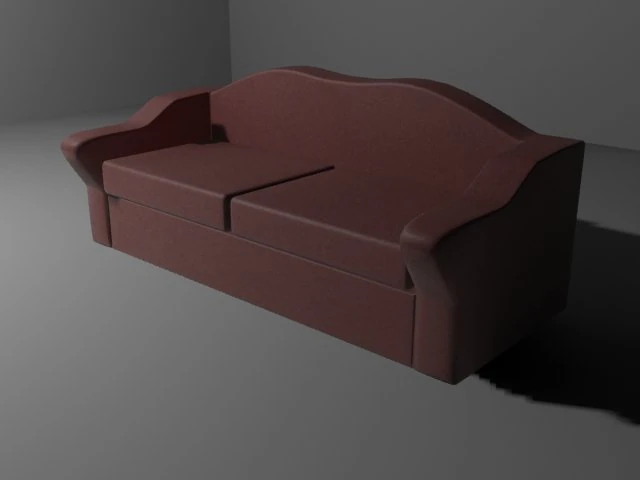 leather sofa 3D Model .c4d .max .obj .3ds .fbx .stl .blend