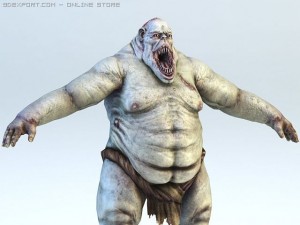green ogre Model 3D