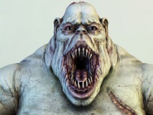 green ogre 3D-Modell
