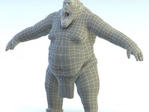 green ogre 3D-Modell