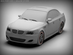 bmw m5 by moslem tavakol 3D Модель