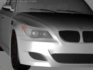 bmw m5 by moslem tavakol 3D Model
