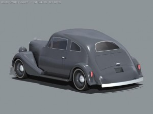 1934 roadster 3D 모델