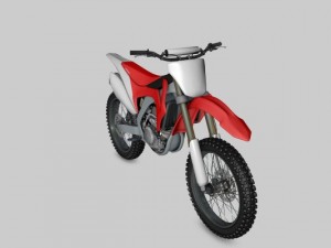 cross honda crf 450 r 3D 模型