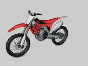 cross honda crf 450 r 3D 模型