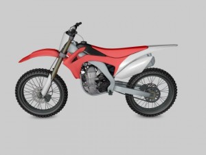 cross honda crf 450 r 3D 模型