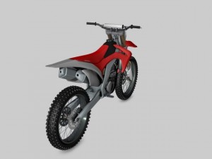 cross honda crf 450 r 3D 模型