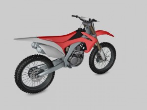cross honda crf 450 r 3D 模型