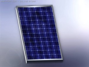 photovoltaic panel Model 3D