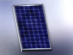 photovoltaic panel 3D Model