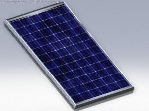 photovoltaic panel Model 3D