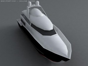 yacht 3D मॉडल