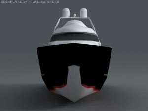 yacht 3D मॉडल