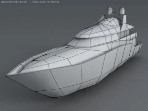 yacht 3D Model