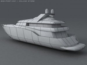 yacht 3D मॉडल