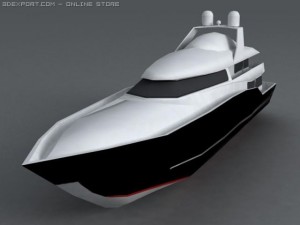 yacht 3D मॉडल