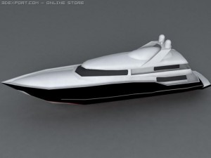 yacht 3D मॉडल