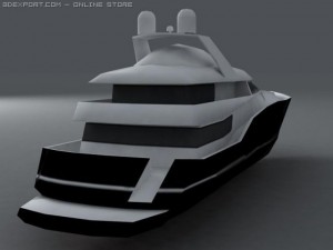 yacht 3D मॉडल