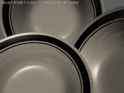ceral bowl 3D Model .c4d .max .obj .3ds .fbx .stl .blend 