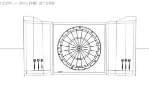 dartboard 3D Model