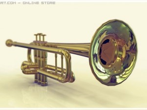 trumpet 3D-Modell