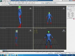 super hero 3D Model