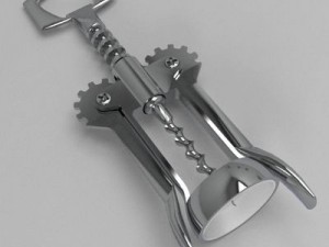 cork screw  bottle stop Modèle 3D