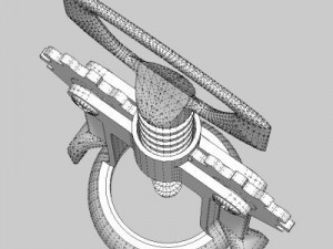 cork screw  bottle stop Modèle 3D