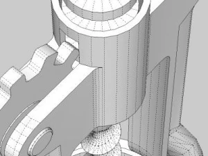 cork screw  bottle stop 3D Model
