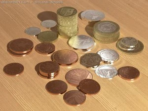 british coins 3D Model