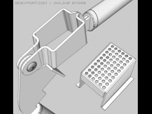 garlic press 3D 模型
