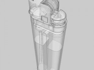 cigarette lighter 3Dモデル